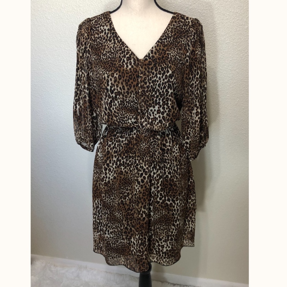Leopard Print Enfocus Dress